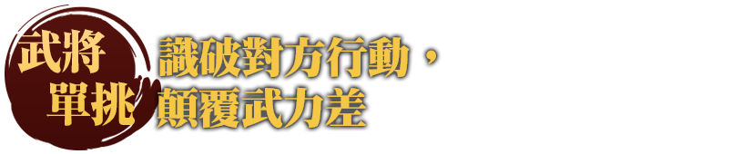 識破對方行動，顛覆武力差